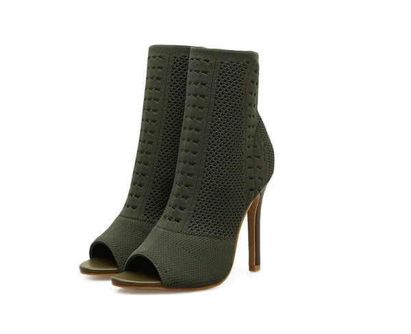The Harper Open Toe Ankle Boot - Multiple Colors 0 SA Styles 