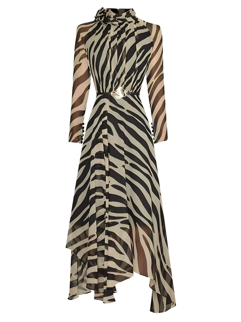 The Zoe Long Sleeve Asymmetrical Dress - Multiple Colors – SA Styles