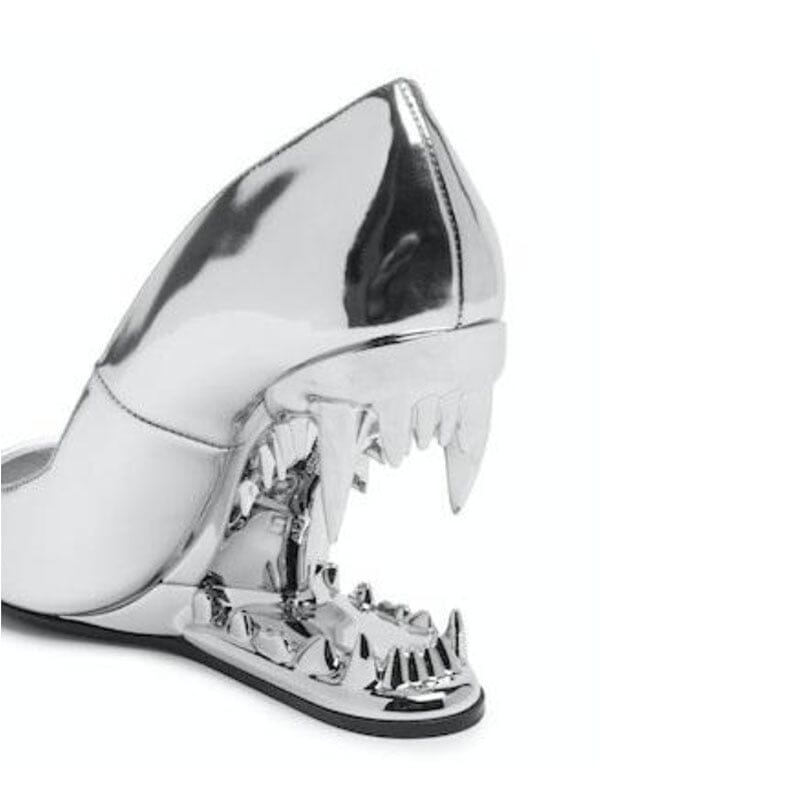 Women Pumps Platform Holographic Round Toe Stiletto High Heels Sandals  Ladies | eBay