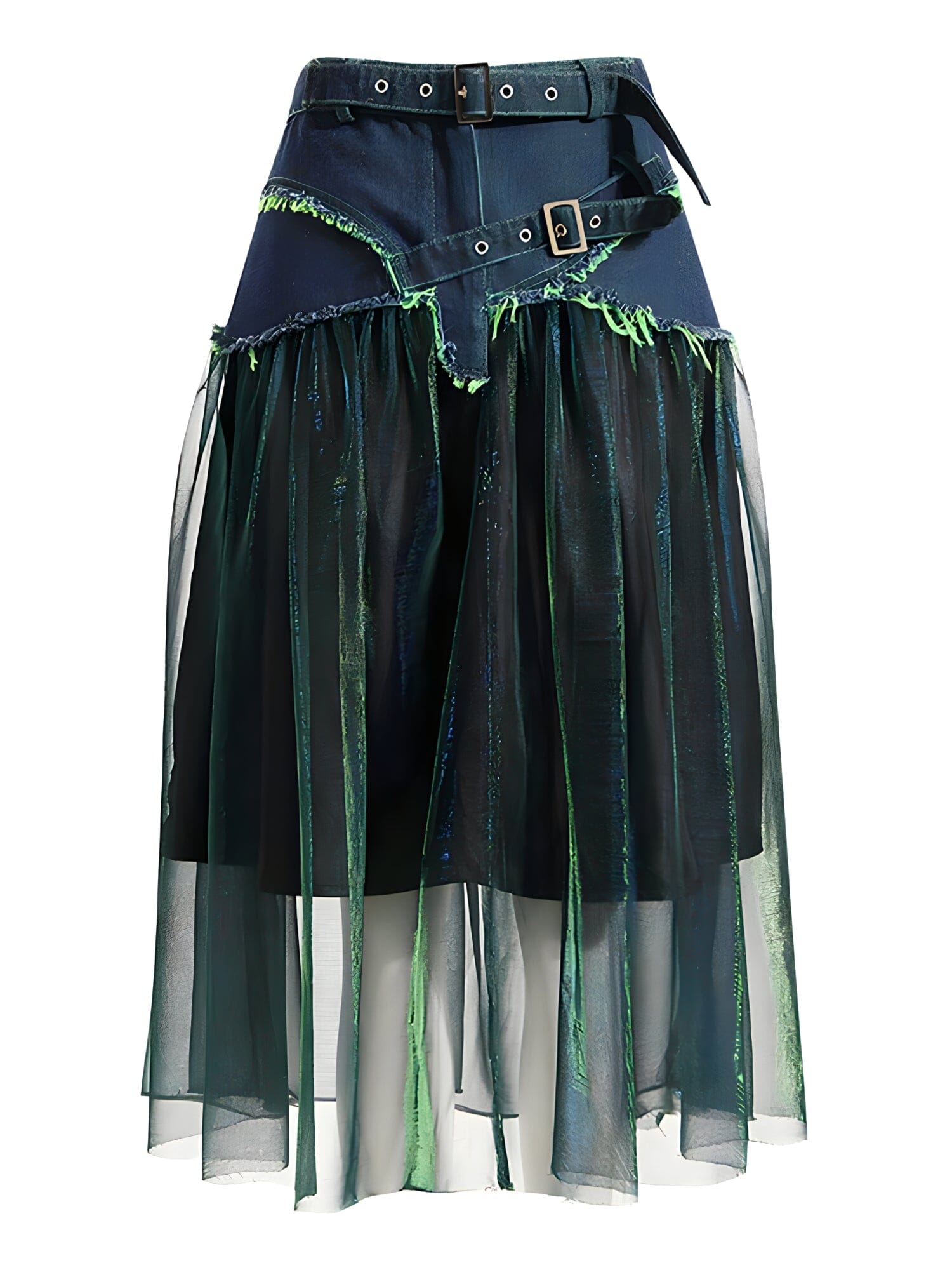 The Gypsy High Waist Denim Skirt 0 SA Styles S 