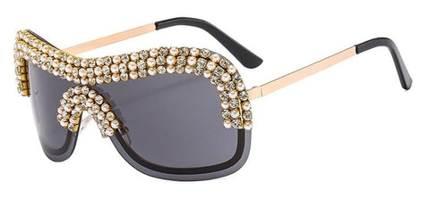 The Hollywood Rhinestone Sunglasses - Multiple Colors 0 SA Styles 