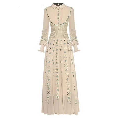 The Mirabelle Lantern Long Sleeves Embroidery Dress SA Formal S 