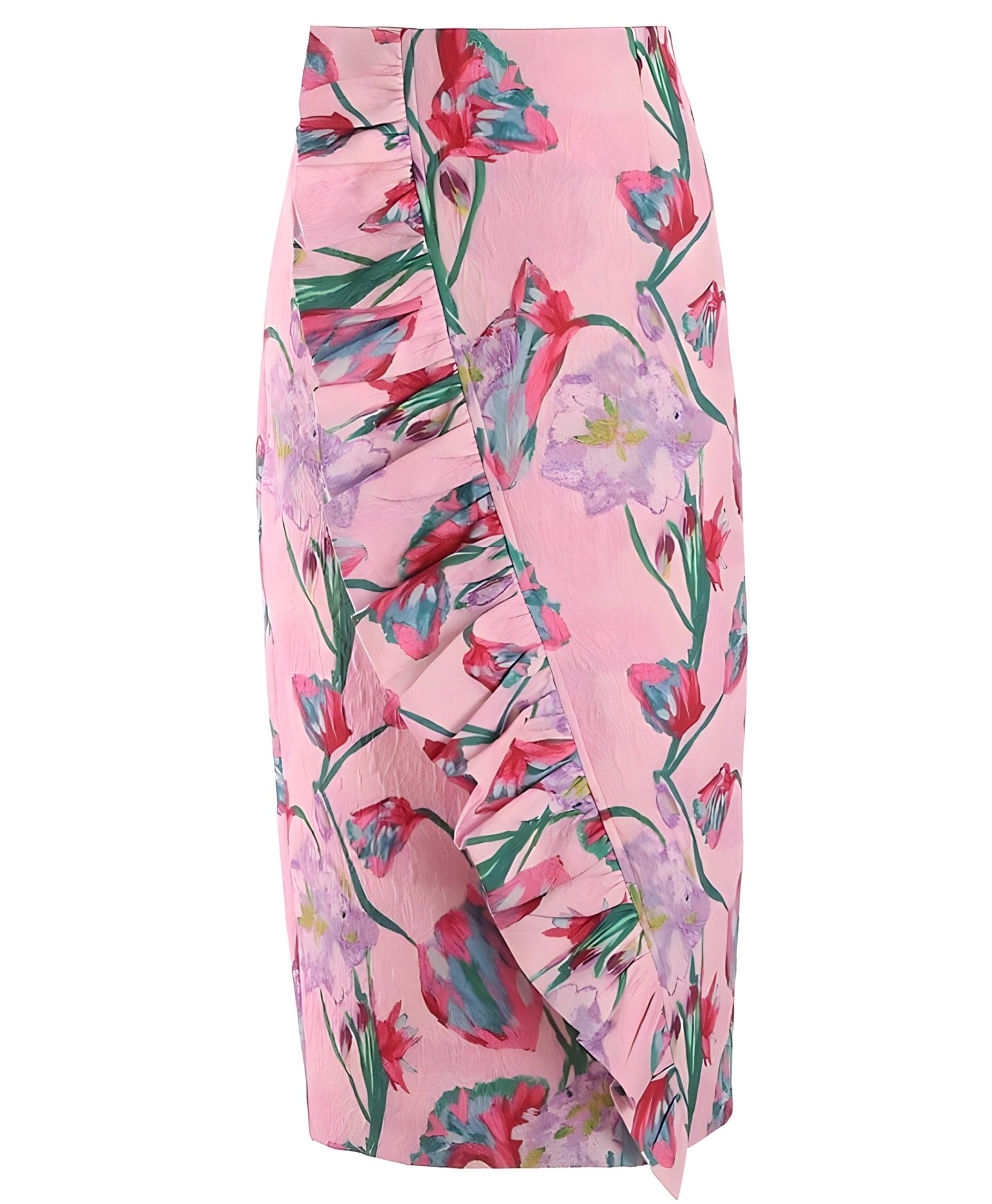 The Botanical Ruffled High Waist Skirt 0 SA Styles S 