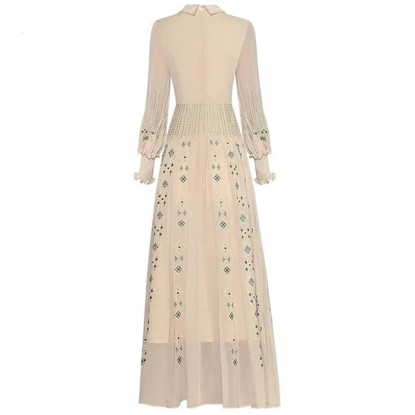 The Mirabelle Lantern Long Sleeves Embroidery Dress SA Formal 
