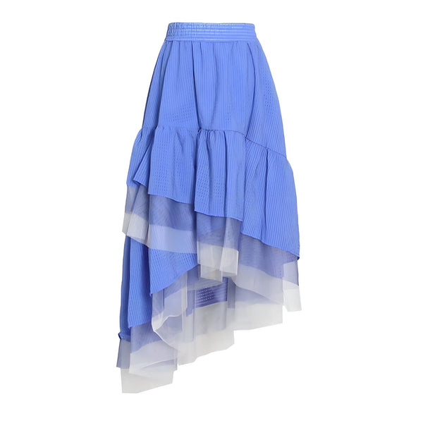 The Sawyer Asymmetrical Midi Skirt - Multiple Colors 0 SA Styles Blue S 