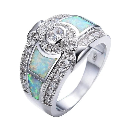 The Delphine Crystal Ring - Multiple Colors 0 SA Styles 