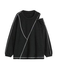 The Kiana Oversized Long Sleeve Knit Cardigan - Multiple Colors 0 SA Styles Black One Size 